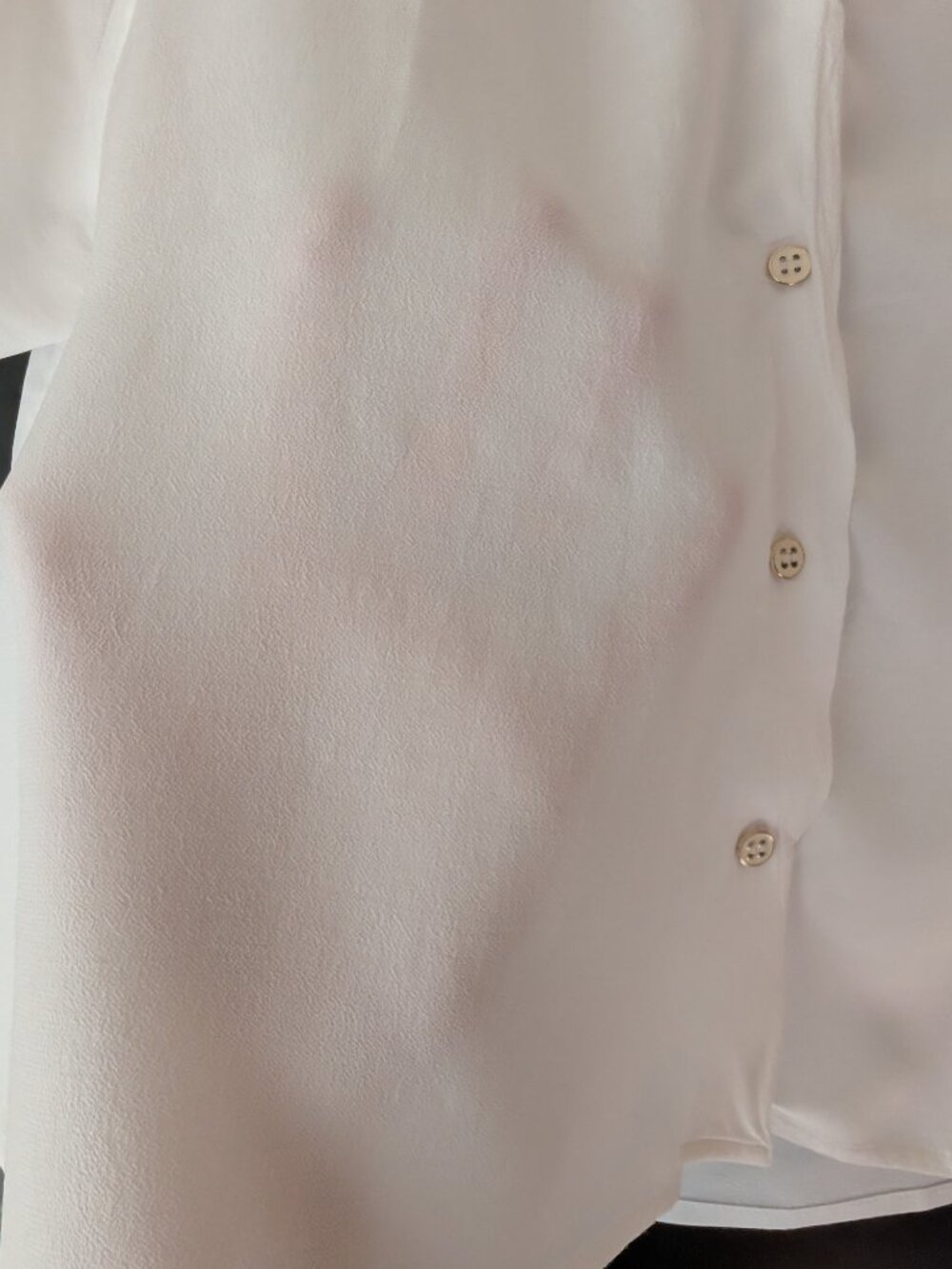 Simple White Translucent Shirt - Picture 4 of 9